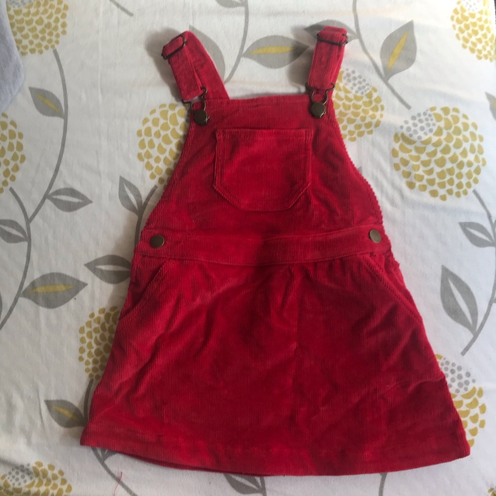 Hanna Andersson Soft Corduroy Overall Skirt ❤️